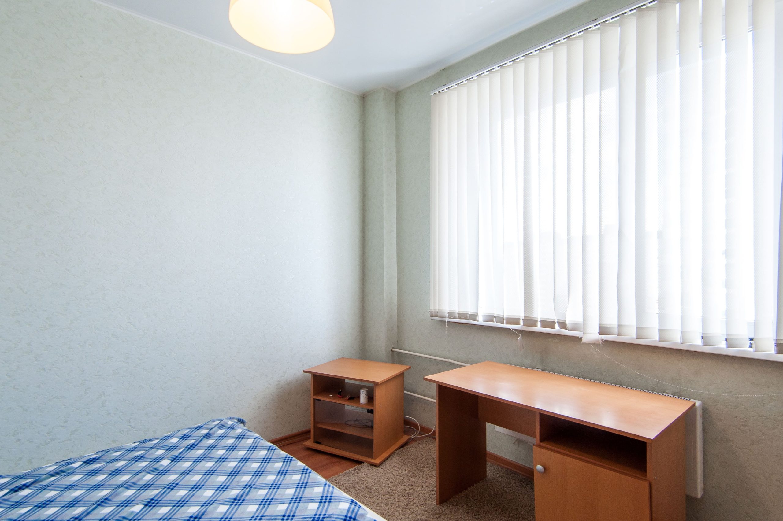 Rèm cửa cho phòng ký túc xá nhỏ gọn, tạo không gian riêng tư và che sáng hiệu quả